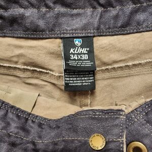 Kuhl Men's Chinos - Tan and Gray. Workwear. Heavyduty.